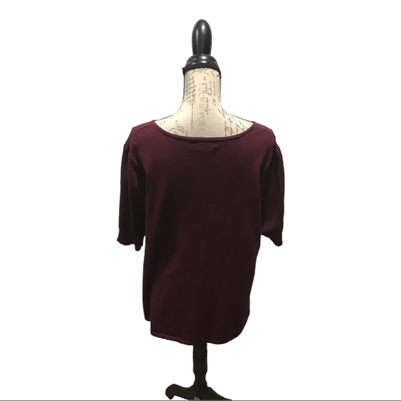 Coldwater Creek V-Neck Embroidered Sweater 1X - Picture 4 of 7